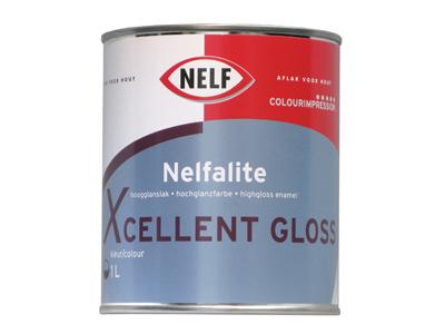 Nelfalite xcellent gloss 1 ltr kleur