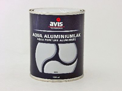 Avis aqua aluminium 1 ltr Ral 9006