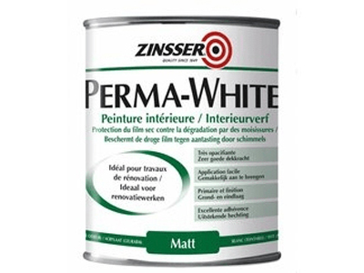 ZINSSER Perma-White Matt 1 ltr. wit of kl.
